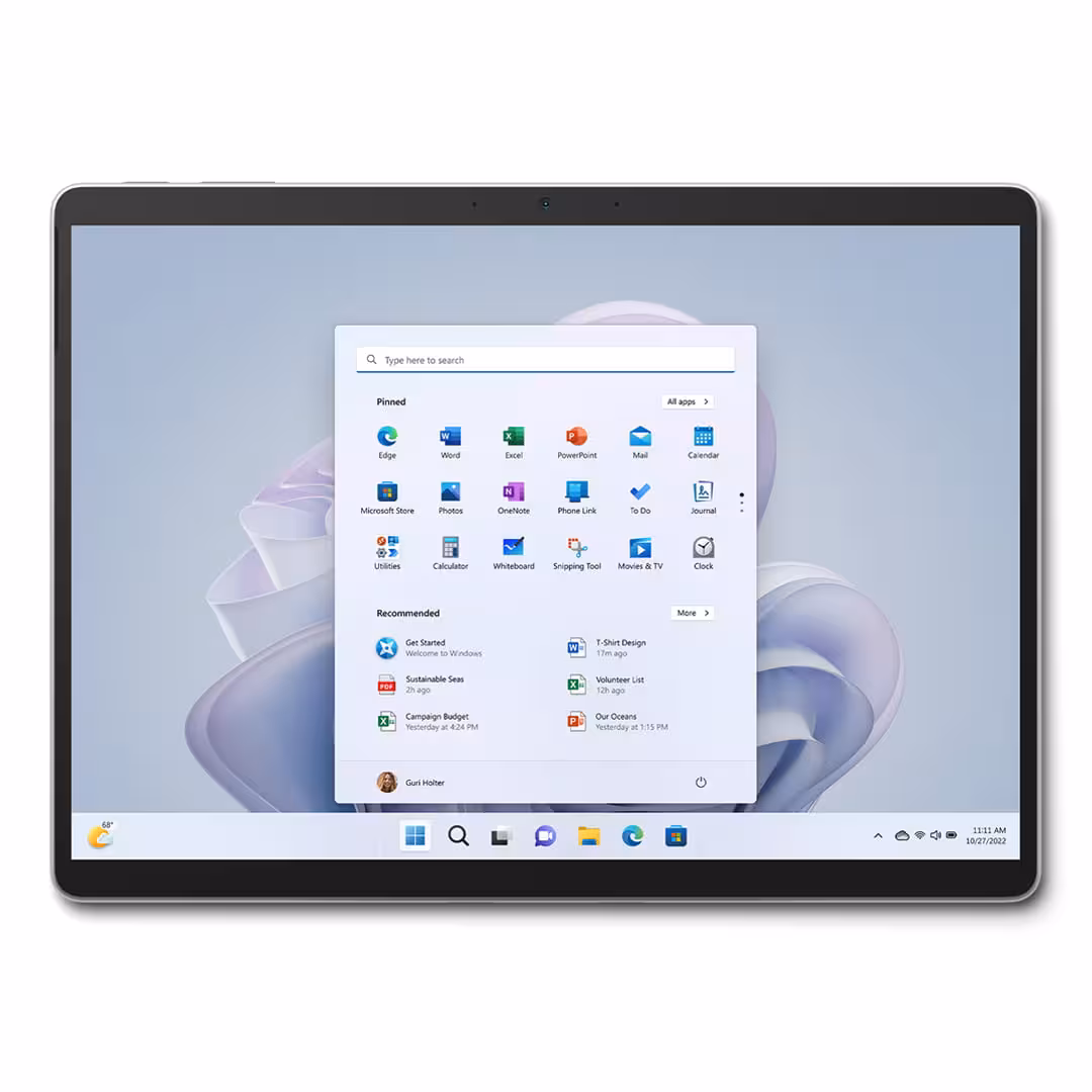 خرید و قیمت تبلت مایکروسافت Surface Pro 9 نمایشگر 13 اینچی، پردازنده Core i5-1235U، گرافیک اینتل Iris Xe، رم 16 گیگابایت، حافظه 256 گیگابایت SSD