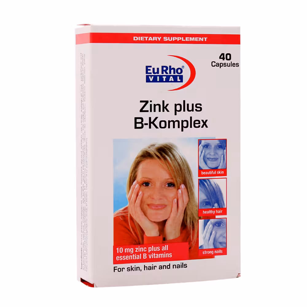 زینک پلاس ب کمپلکس یوروویتال 40 عددی