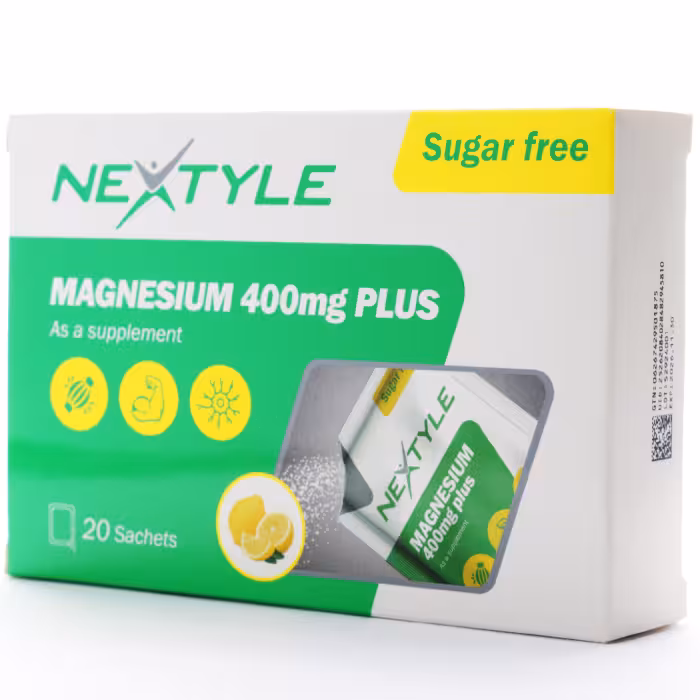 ساشه منیزیم پلاس 400 میلی گرم نکستایل 20 عددی - دارونت