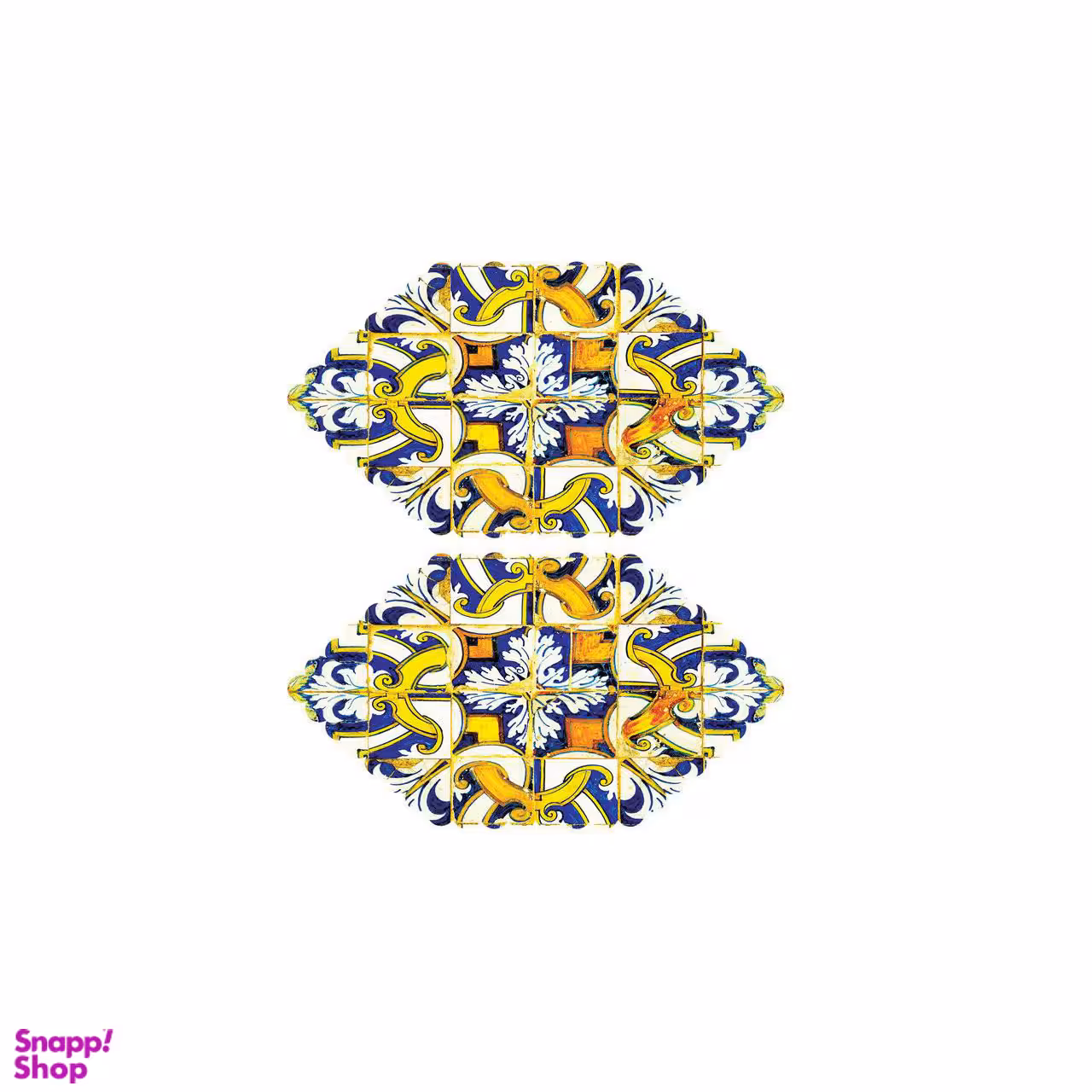 رانر رنس مدل T5-42018 سایز 50x30 سانتی متر مجموعه 2 عددی چند رنگ