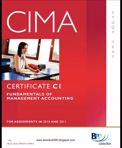 خرید و دانلود نسخه کامل کتاب CIMA - C1 Fundamentals of Management Accounting