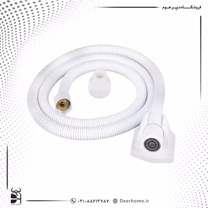 شلنگ توالت ریز بافت سفید هانیس