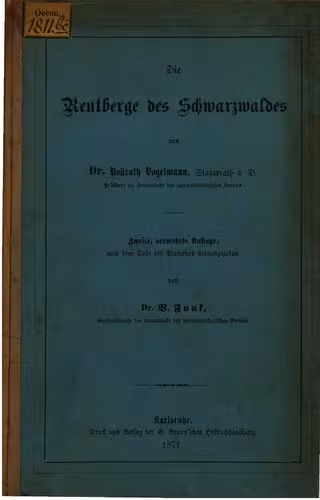 خرید و دانلود نسخه کامل کتاب Die Reutberge des Schwarzwaldes