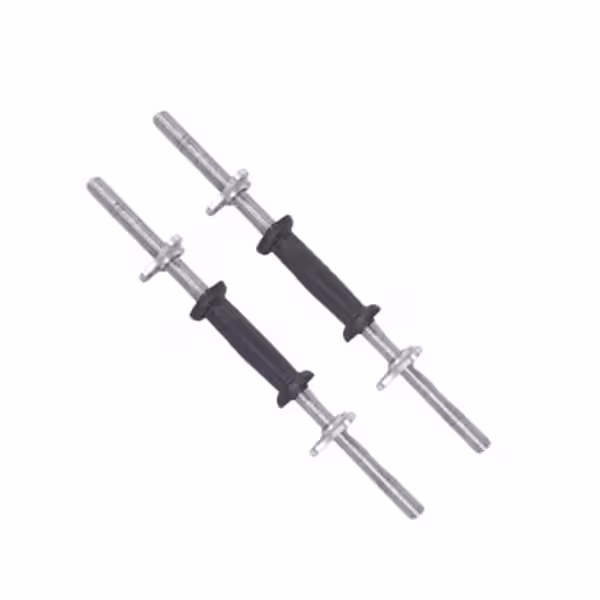 دسته دمبل مهره ای خانگی طول 35 سانتی متر dumbbell handle