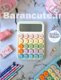 ماشین حساب مدل دکمه پاستیلی سایز بزرگ 3