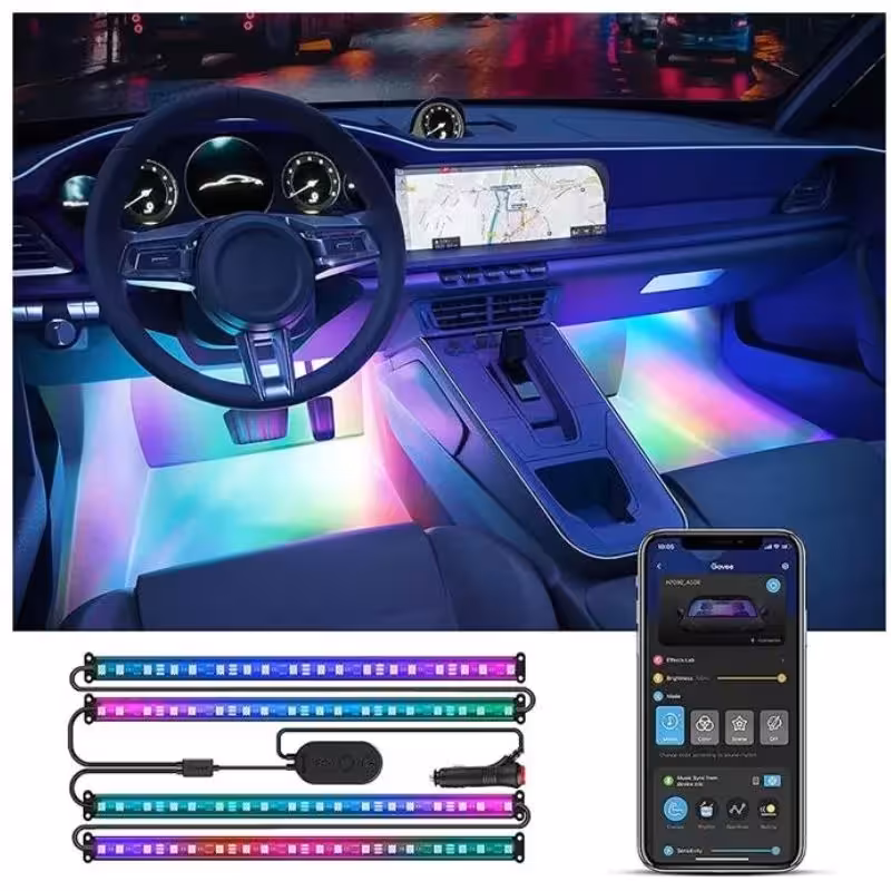پنل روشنایی Govee RGBIC Interior Car Lights