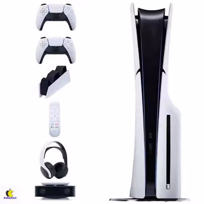 خرید پلی استیشن 5 اسلیم دیسک خور باندل لوازم جانبی