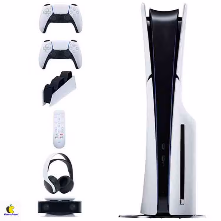 خرید پلی استیشن 5 اسلیم دیسک خور باندل لوازم جانبی