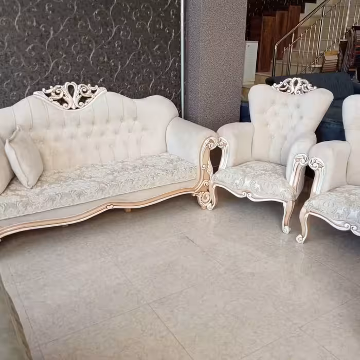 مبل کلاسیک 8 نفره مدل ریتا (ارسال با باربری بصورت پس کرایه)