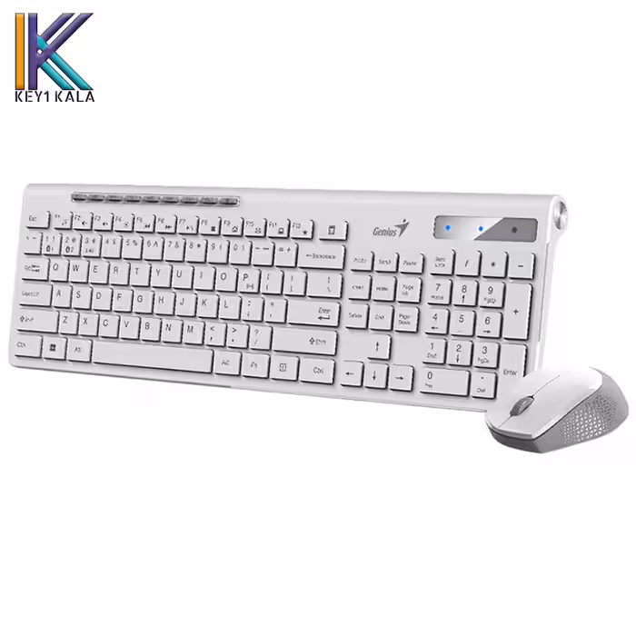 کیبورد و موس بی سیم genius مدل slimstar 8230