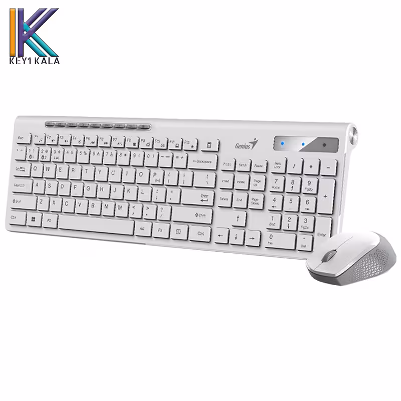کیبورد و موس بی سیم genius مدل slimstar 8230