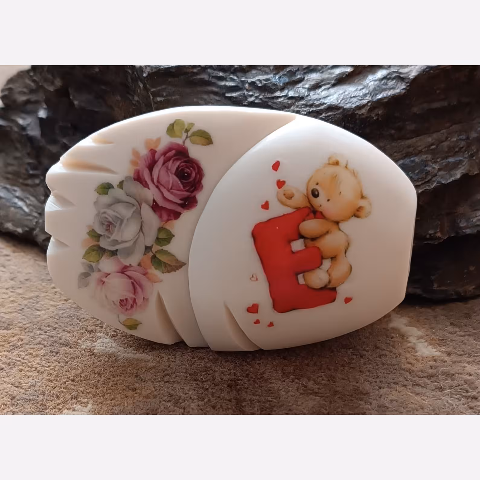 صابون تزیینی حرف  E          صابون تزئینی حرف  E