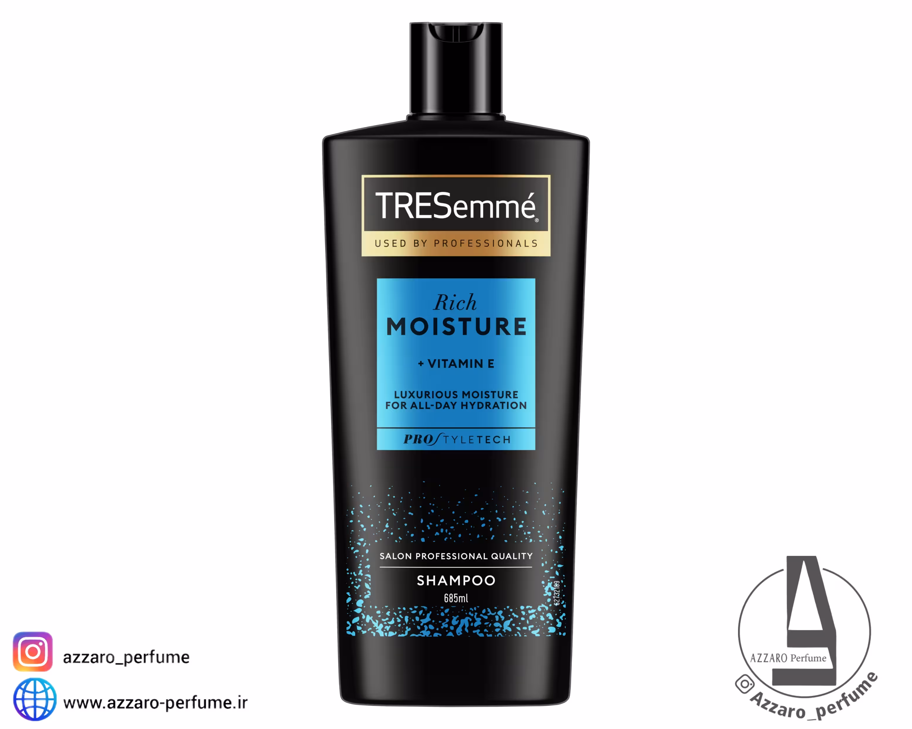 شامپو مرطوب کننده و ویتامین E ترزمه TRESemme حجم 685 میل