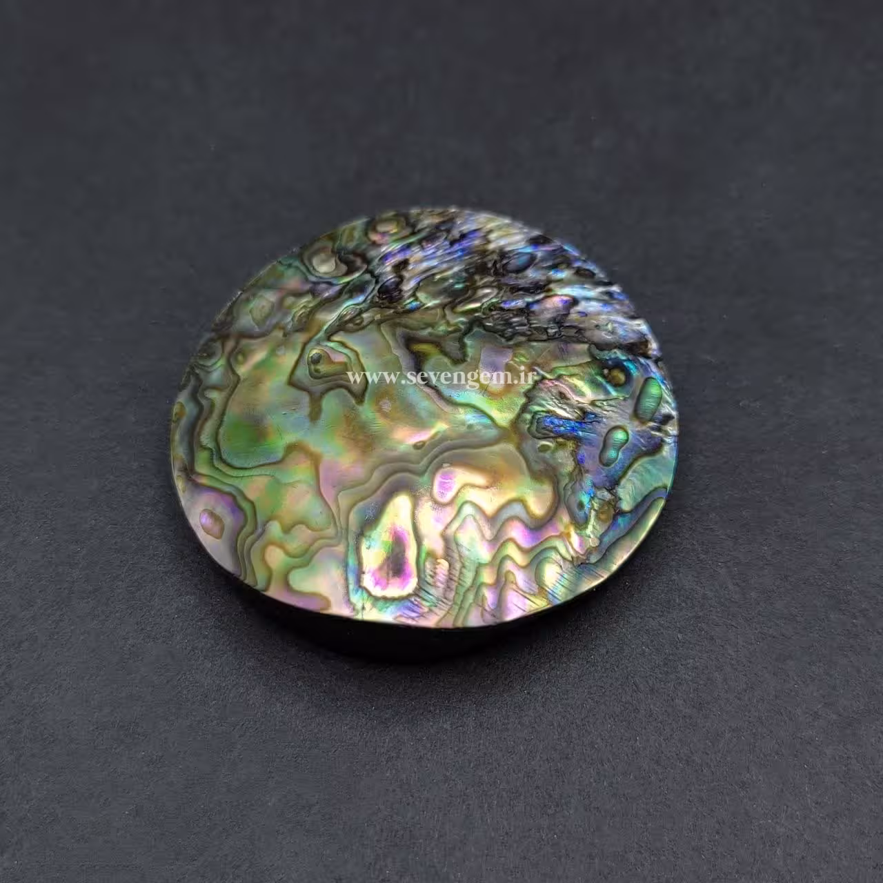 نگین کلکسیونی بزرگ صدف آبالون (کدA874)