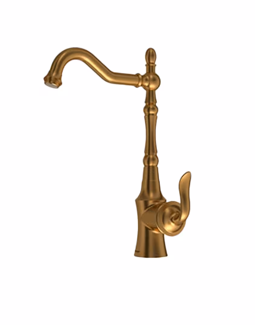 شیر ظرفشویی شودر مدل لوکا طلایی مات