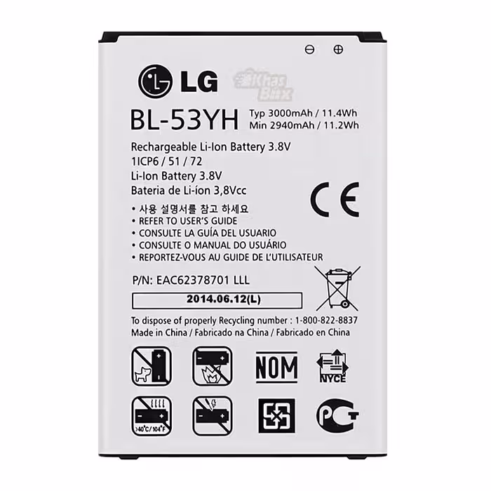 باتری اورجینال الجی جی3  battery LG G3 org