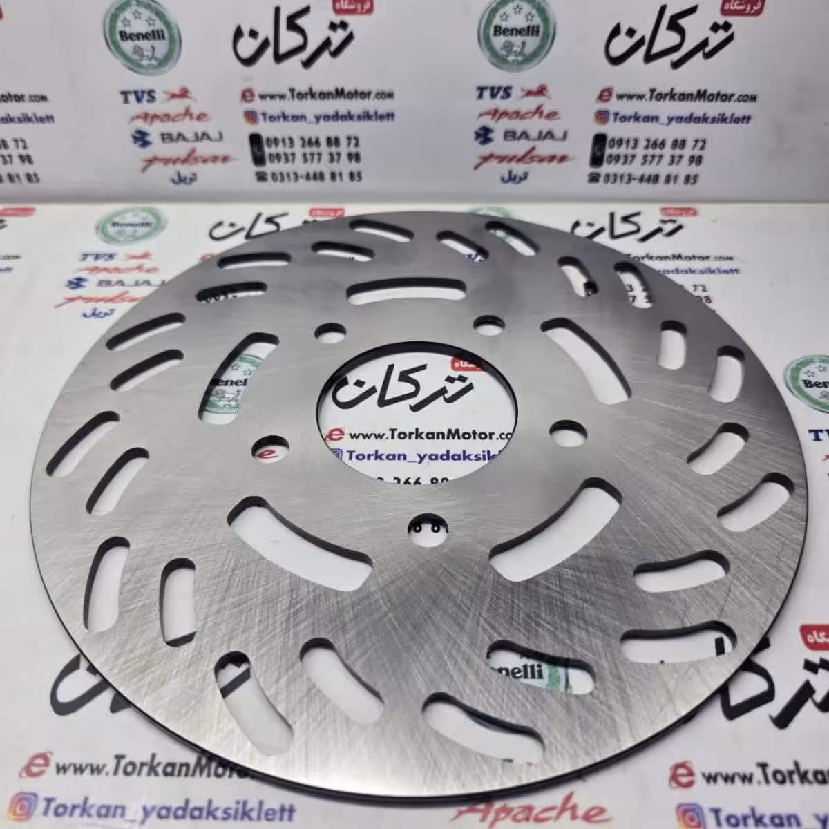 دیسک ترمز عقب موتور sym گالکسی J 200 ( کیفیت درجه 1 )