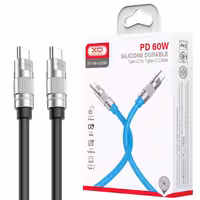کابل تبدیل فست شارژ XO XO-NB-Q228B Type-C To Type-C PD 60W 1.2m