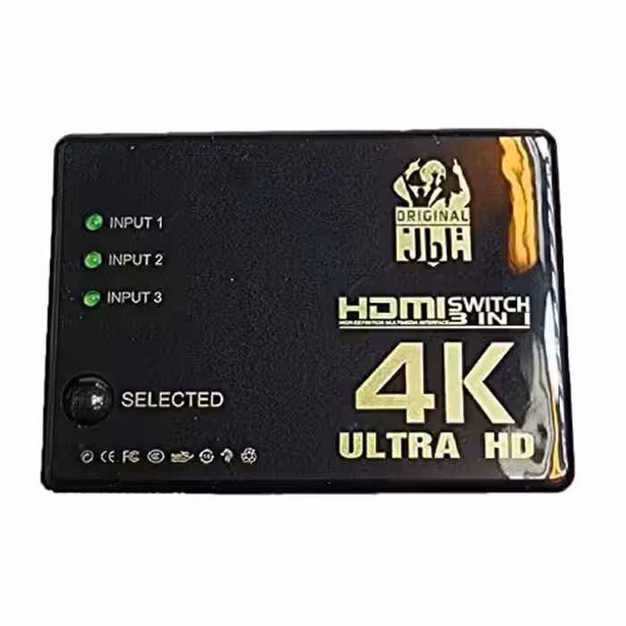 هاب سوییچ HDMI یک به سه دای هارد مدل DieHard JBL