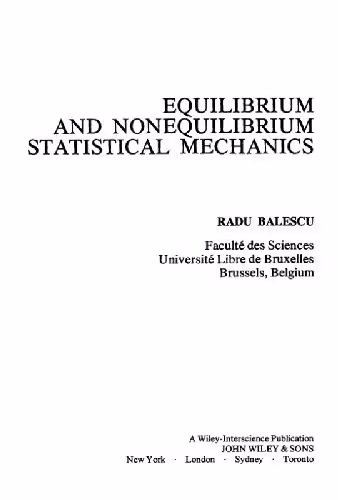 خرید و دانلود نسخه کامل کتاب Equilibrium and nonequilibrium statistical mechanics