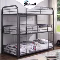 تخت خواب فلزی سه طبقه آنیسا مدل A40