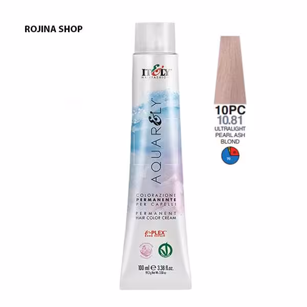 رنگ مو آکوارلی سری خاکستری مرواریدی شماره 10PC