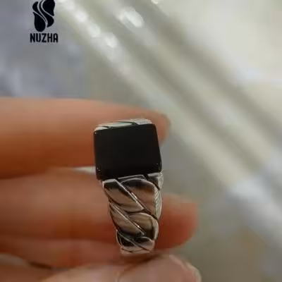 انگشترنقره مردانه ترک کدanm1003