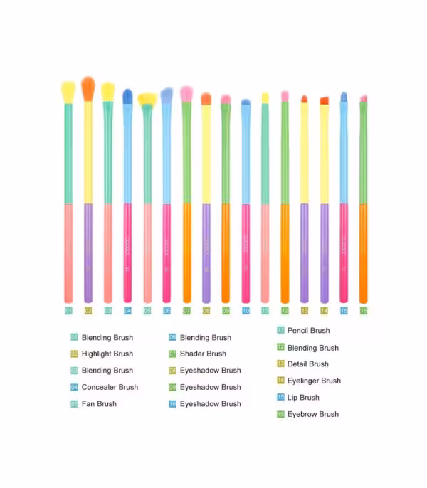 براش باد بزنی 05 رنگین کمان دوکالر