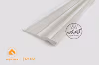 قرنیز 14 سانت بهینا کد FG9-102 |مدرن| کرم شیری | شاخه ی 3 متری