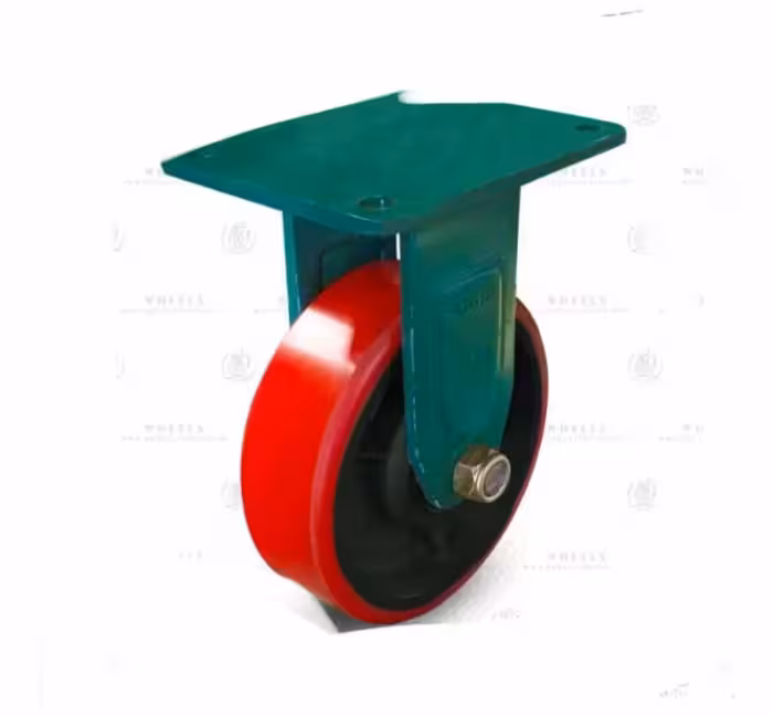 چرخ bls آمریکایی پلی یورتان ثابت 75 ( با ضمانت تعویض و متریال وارداتی با تحمل وزن بالای 5 تن)