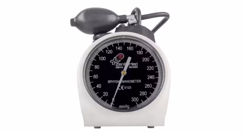 فشارسنج عقربه ای رومیزی و دیواری گرد زنیت مد (Zenithmed) مدل 6005
