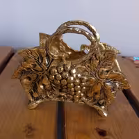 جا دستمال رو میزی (برنزی)