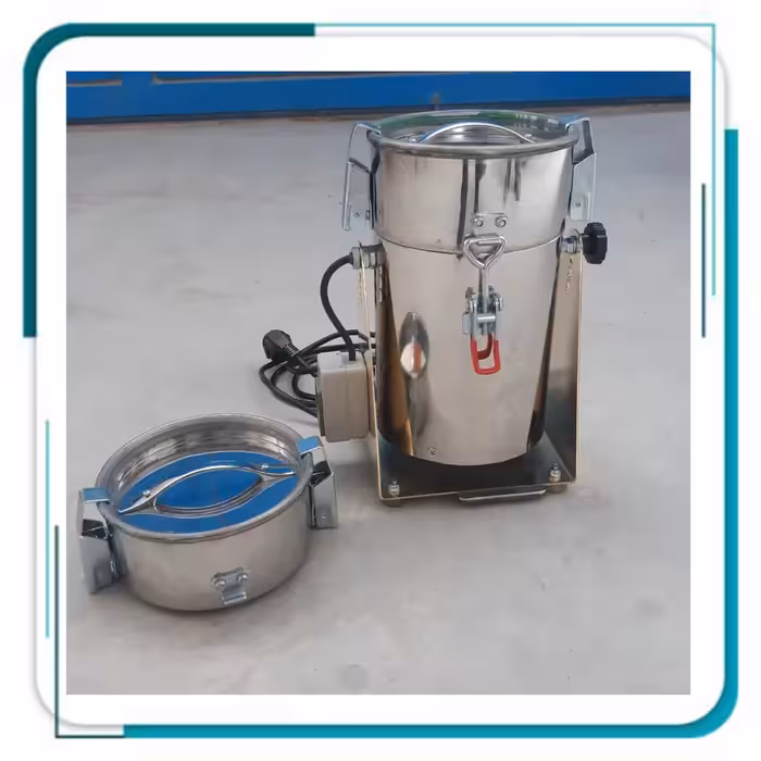 آسیاب گهواره ای نیم کیلویی استیل – مخزن جداشونده 1.5 لیتری