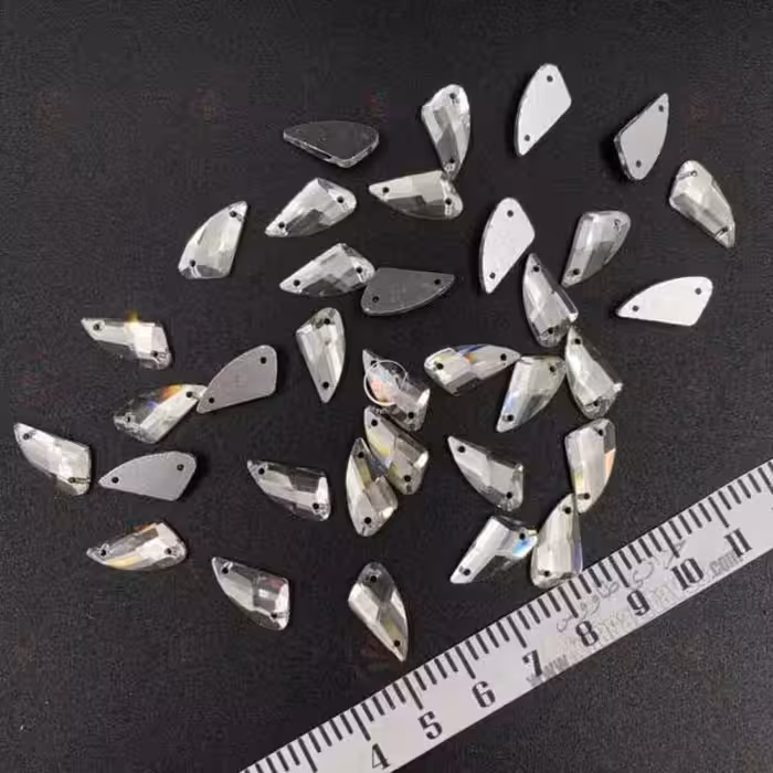 سنگ دوختنی مدل عاج 9 در 17 ( نقره ای )