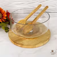 ظرف کیک و سالاد دو کاره