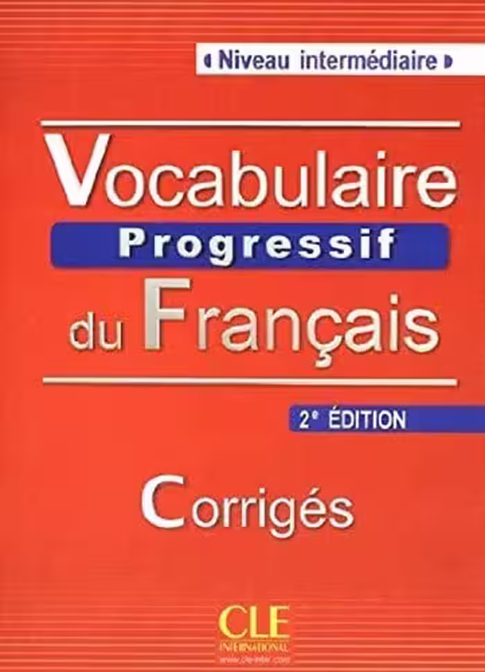 کتاب زبان فرانسه وکبیولر پروگرسیو Vocabulaire Progressive du Francais (Niveau Intermedaire) 2nd Edition