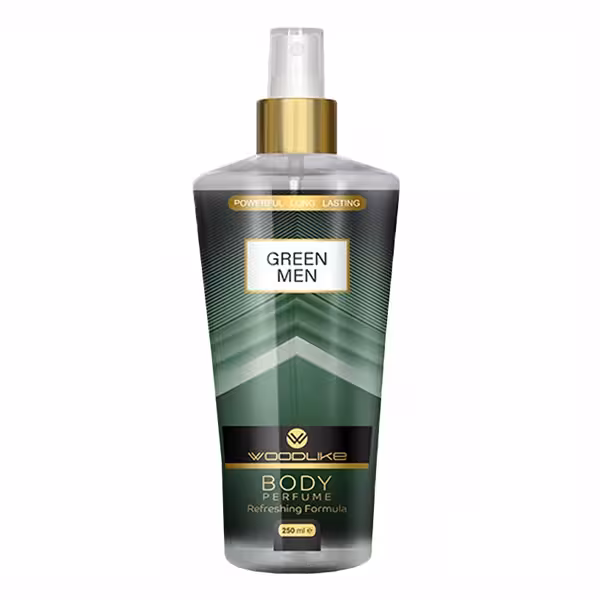 بادی اسپلش مردانه وودلایک مدل Green Men حجم 250 میل