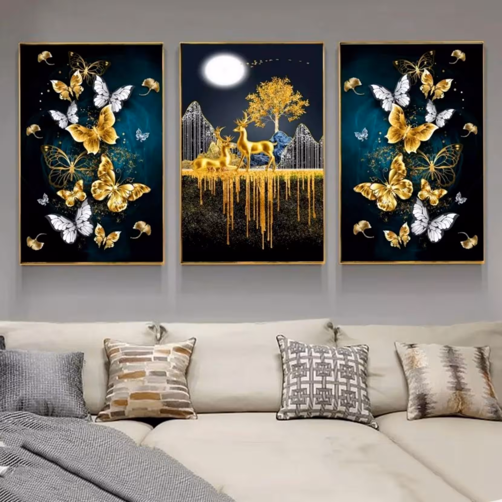 تابلو دکوراتیو 3تیکه کد 0192