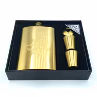 ست قمقمه جیبی استیل دوشات استیل مدل هنسی کد a530346