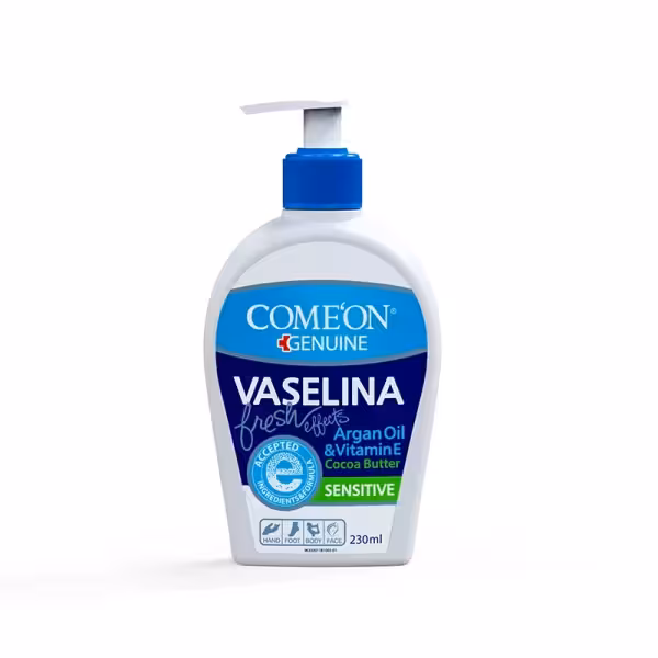 کرم وازلین پمپی کامان مناسب پوست حساس