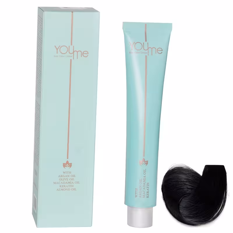 رنگ مو سری طبیعی 2/0 حجم 100 میل یومی - Youme