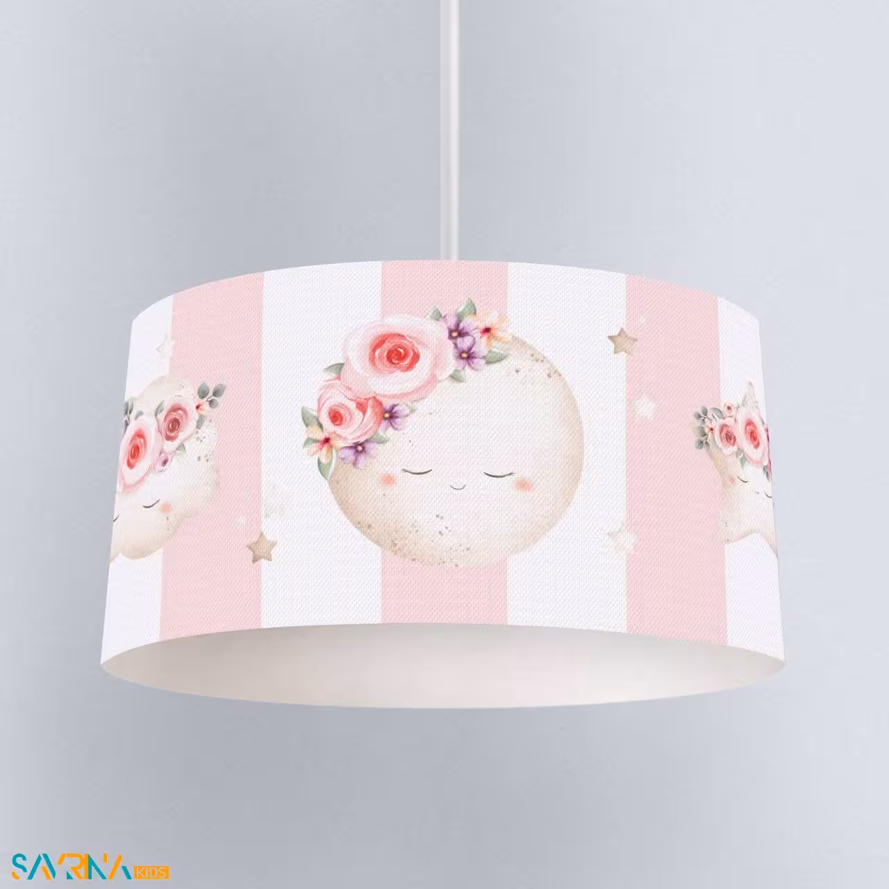 لوستر بچگانه طرح ماه و ستاره کد A2866