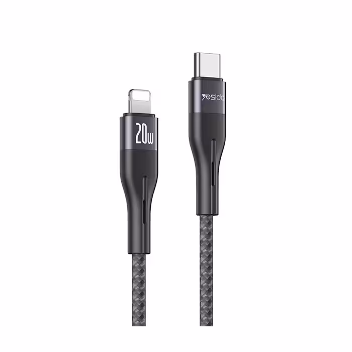کابل شارژ yesdido مدل (CA155 (20W طول 1 متر - مشکی