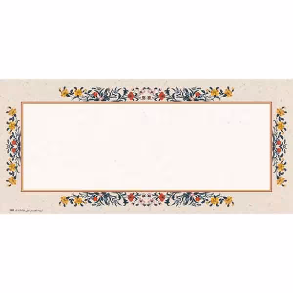 کاغذ ابروباد کد Y611 تذهیب دار چاپی (ابعاد 35*16) – بسته 5 عددی
