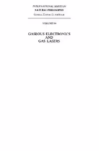 خرید و دانلود نسخه کامل کتاب Gaseous electronics and gas lasers