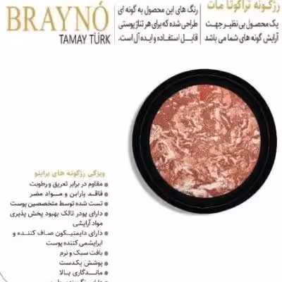 رژ گونه براینو brayno مدل تراکوتا مات (8)