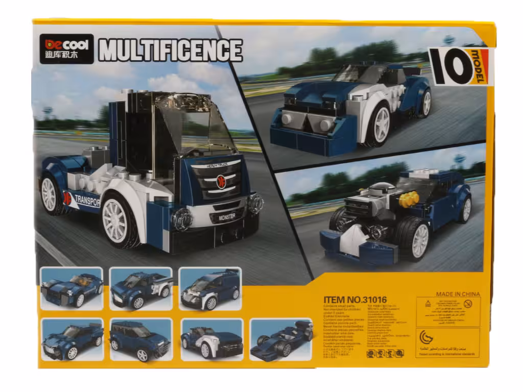 لگو طرح ماشین 10 مدل شو دکول decool