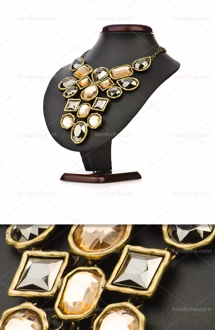 عکس گردنبند زنانه طلا | گرافیک با طعم تربچه