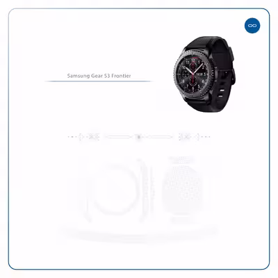 برچسب ماهوت طرح Cloud-Transparent مناسب برای ساعت هوشمند سامسونگ Galaxy Gear S3 Frontier