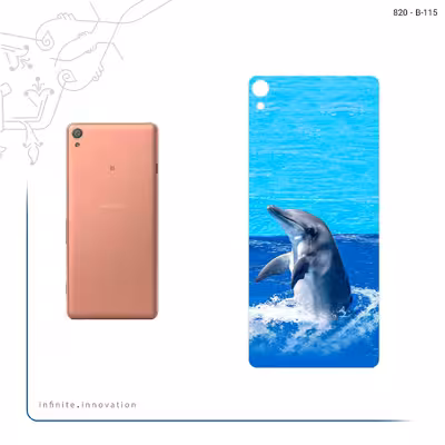 برچسب پوششی ماهوت مدل Dolphin مناسب برای گوشی موبایل سونی Xperia XA